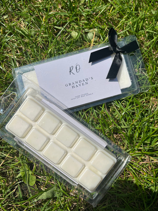 Grandad’s Haven – Mint Scented Soy Wax Melt Bar (10 Pieces)