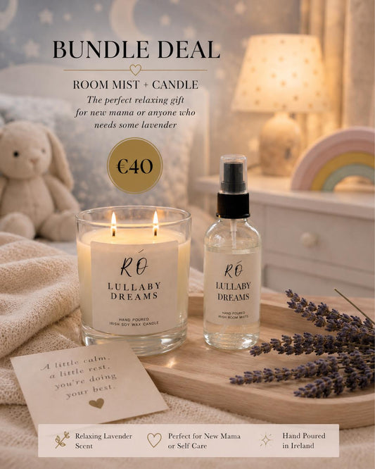 💜 Lullaby Dreams Bundle – Full Size Candle & Room Mist