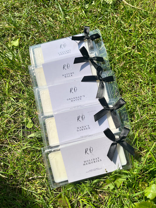 ✨ Soy Wax Melt Bar Bundle – 5 Scents, 10-Piece Bars ✨