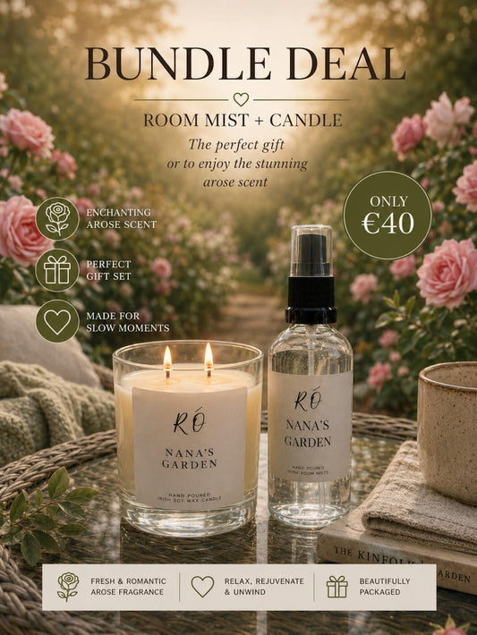 🌹 Nana’s Garden Bundle – Full Size Candle & Room Mist