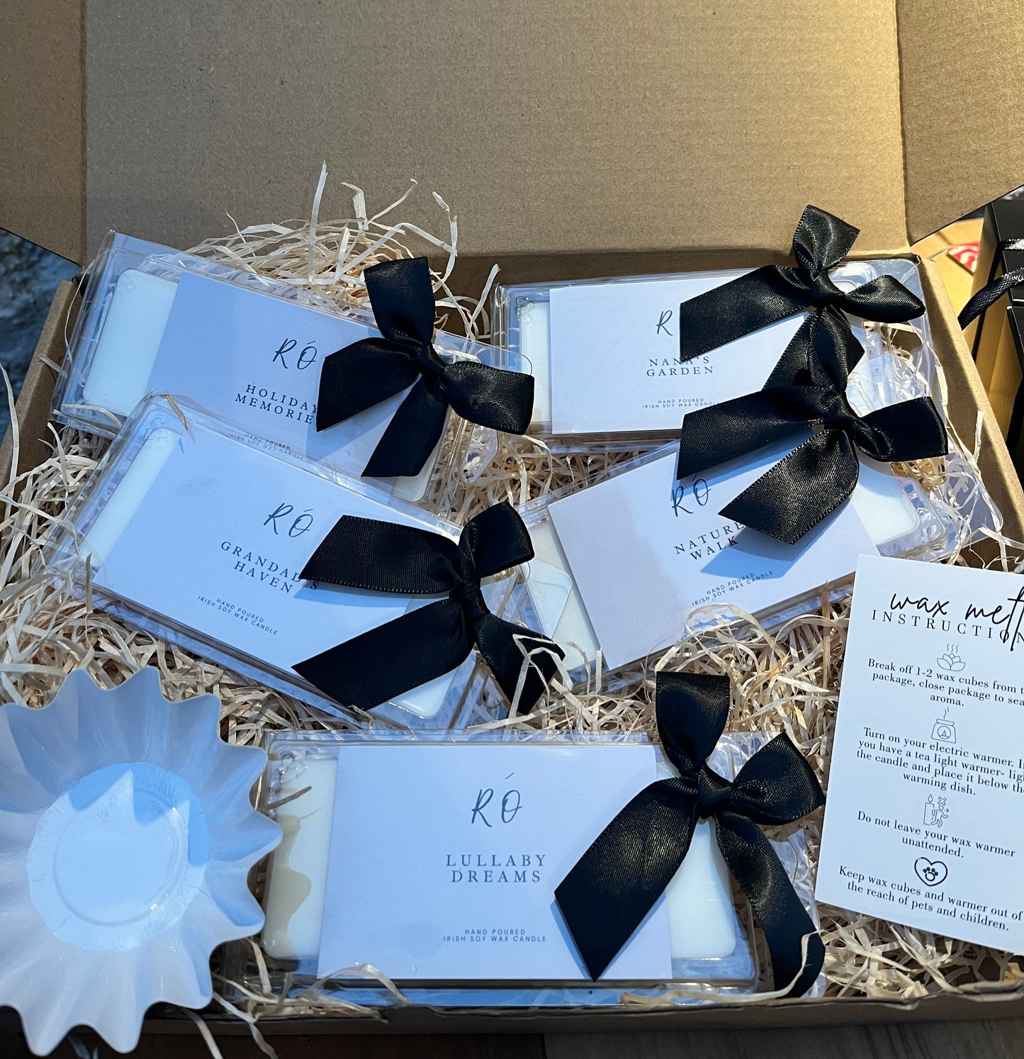 ✨ Soy Wax Melt Bar Bundle – 5 Scents, 10-Piece Bars, wax melt reusable liner✨